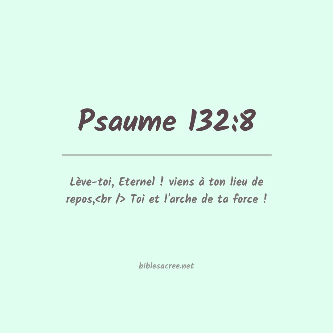 Psaume - 132:8