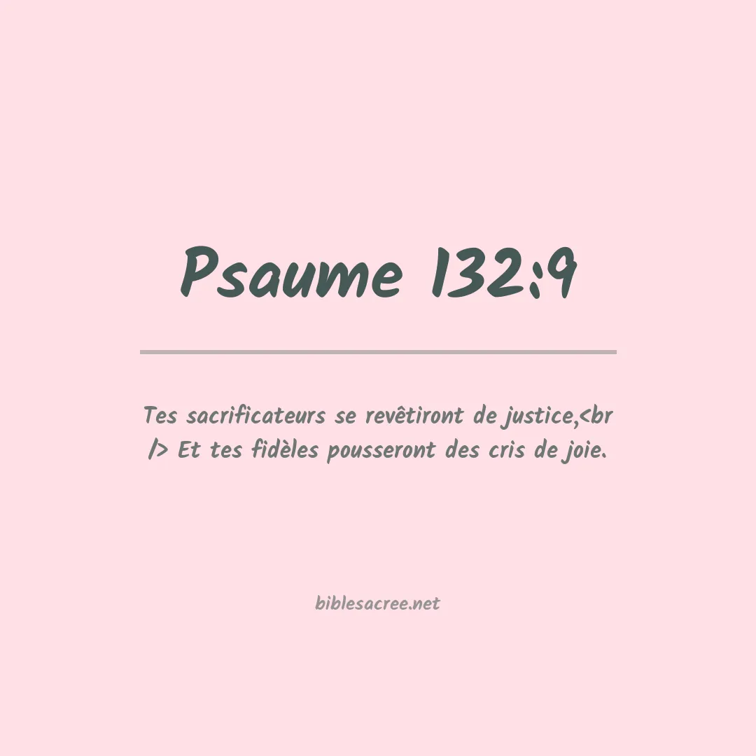 Psaume - 132:9