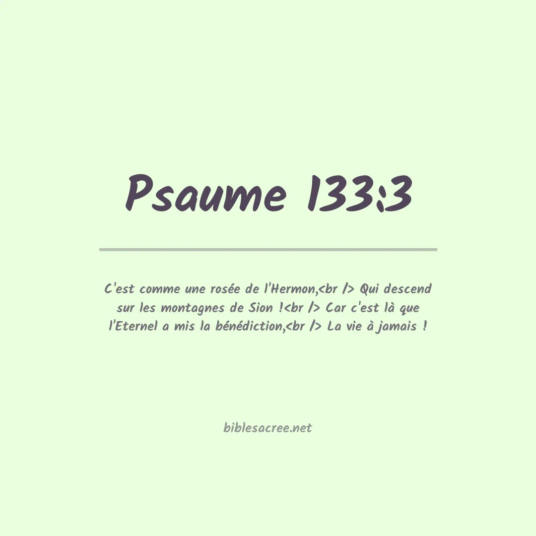 Psaume - 133:3