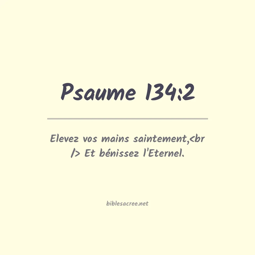 Psaume - 134:2