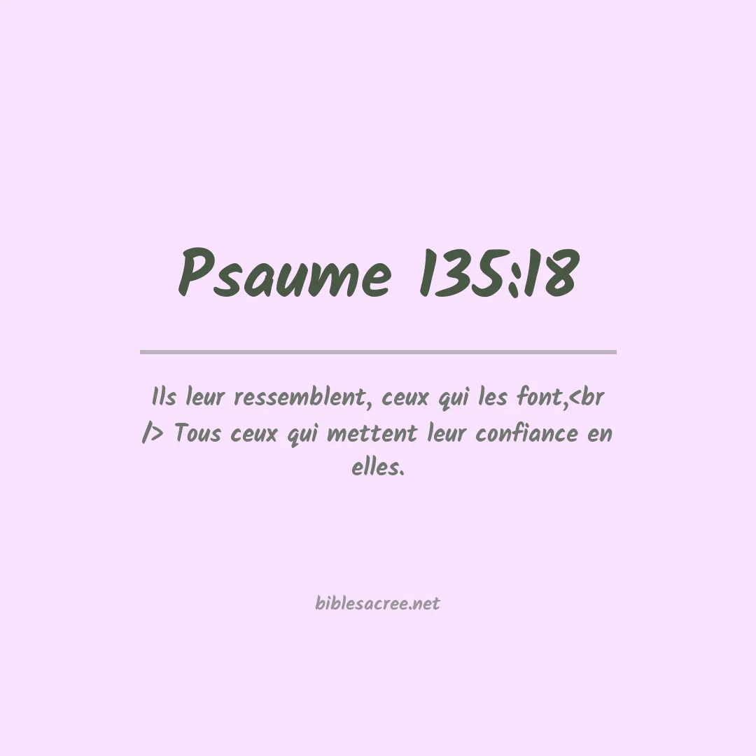 Psaume - 135:18