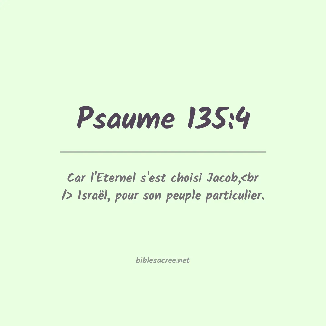 Psaume - 135:4
