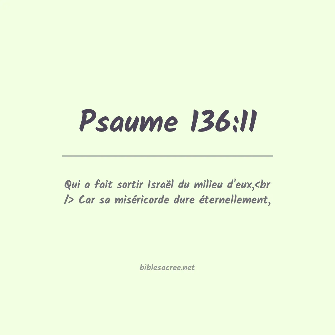 Psaume - 136:11