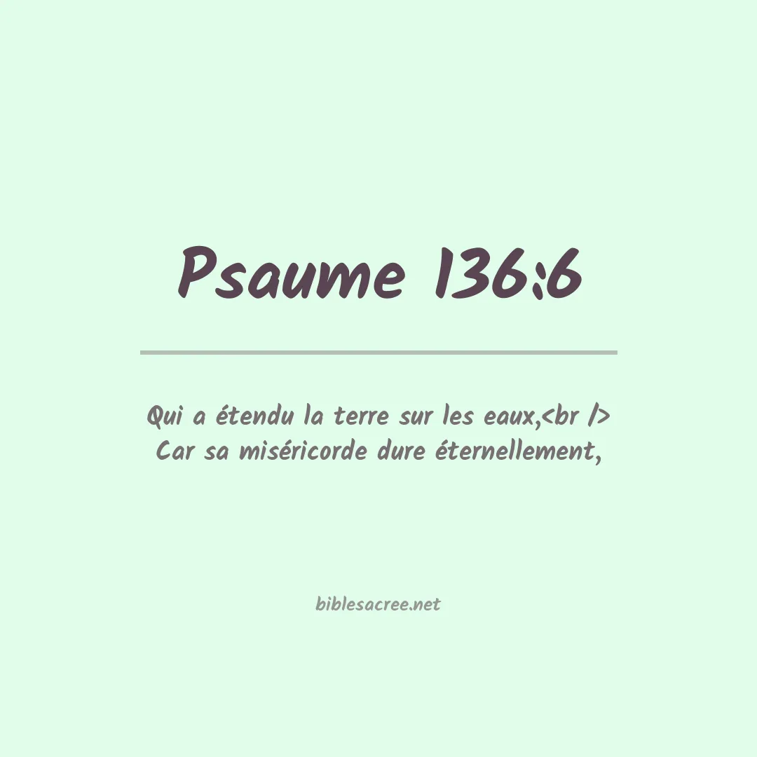 Psaume - 136:6