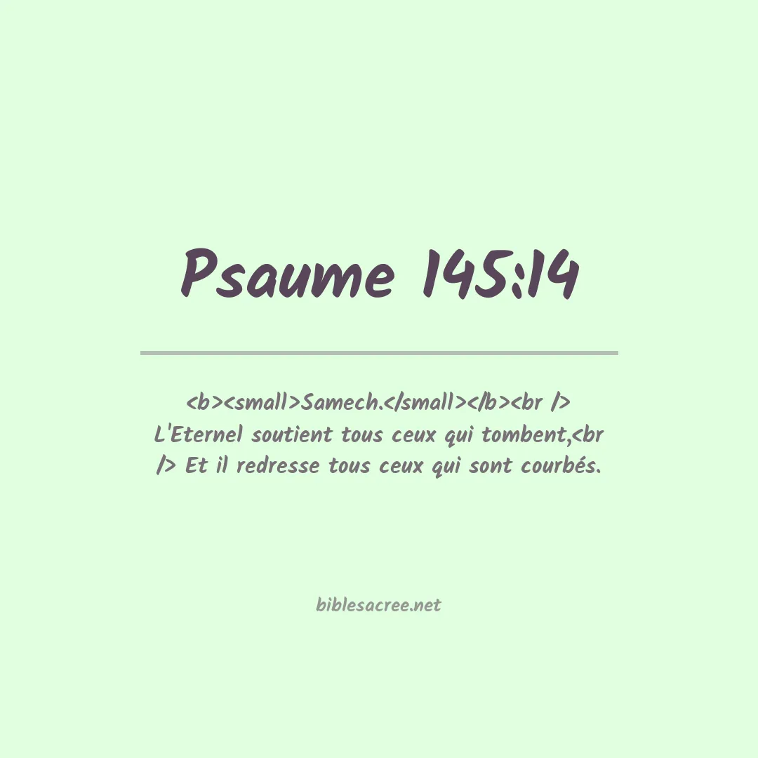 Psaume - 145:14