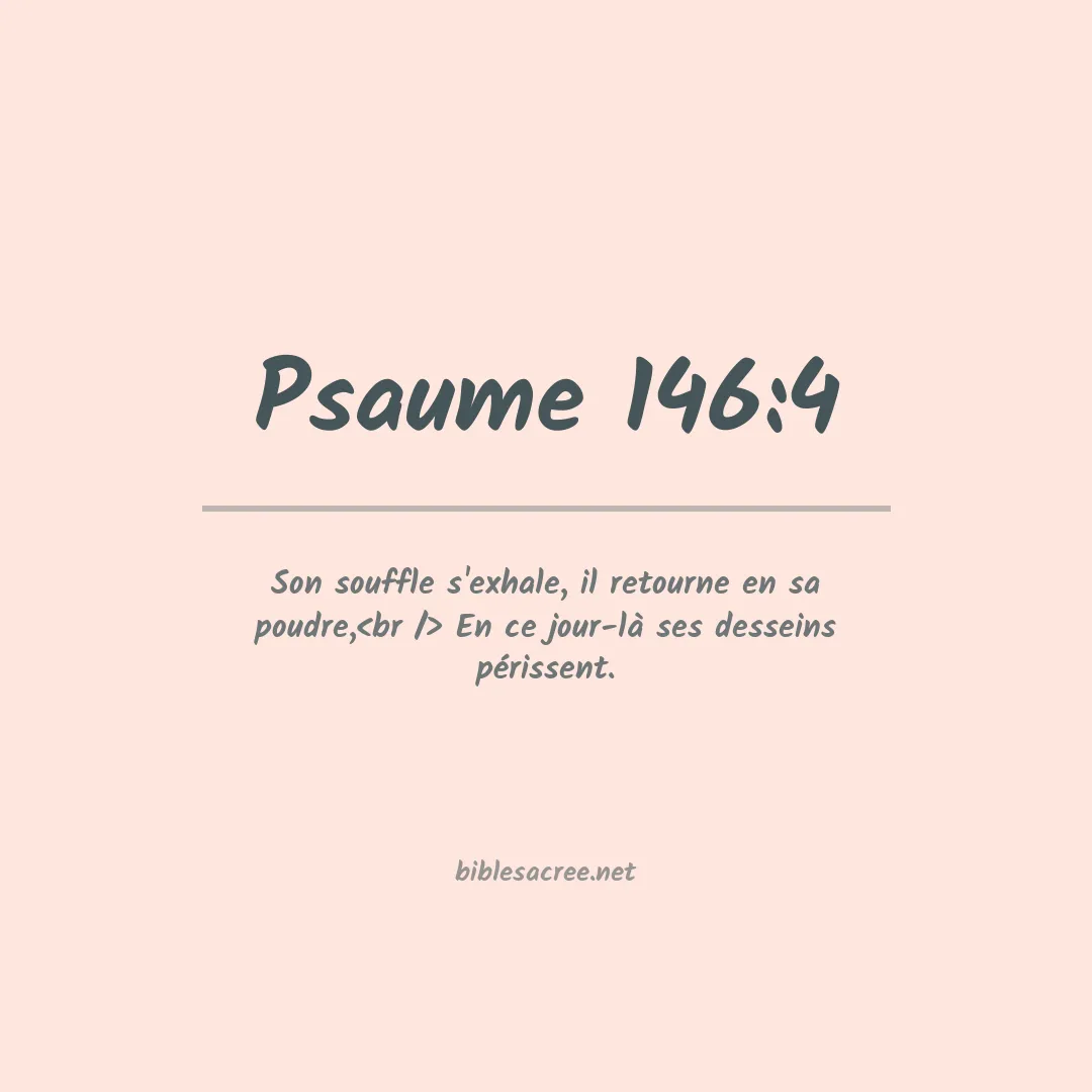 Psaume - 146:4