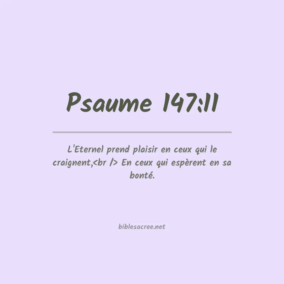 Psaume - 147:11