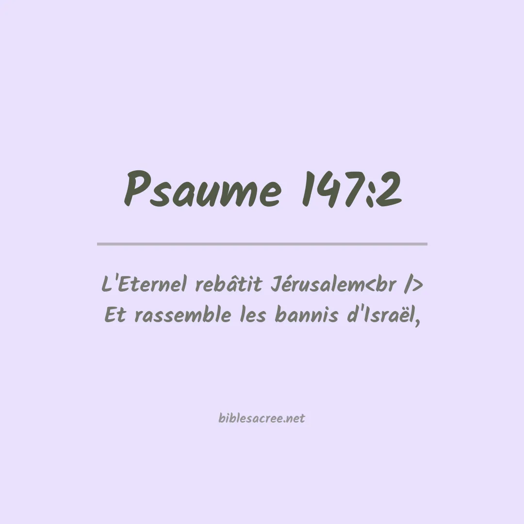 Psaume - 147:2