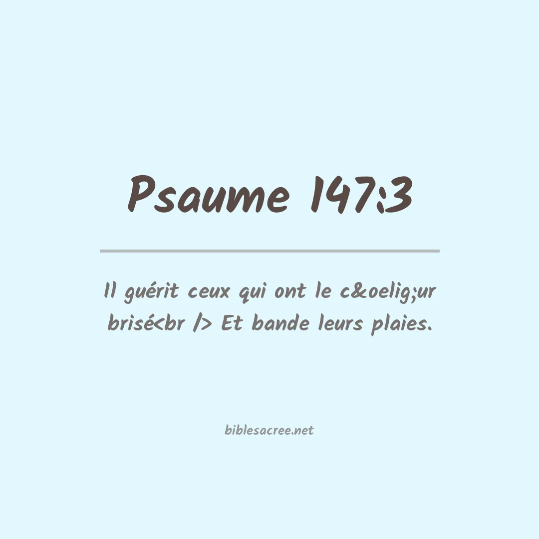 Psaume - 147:3
