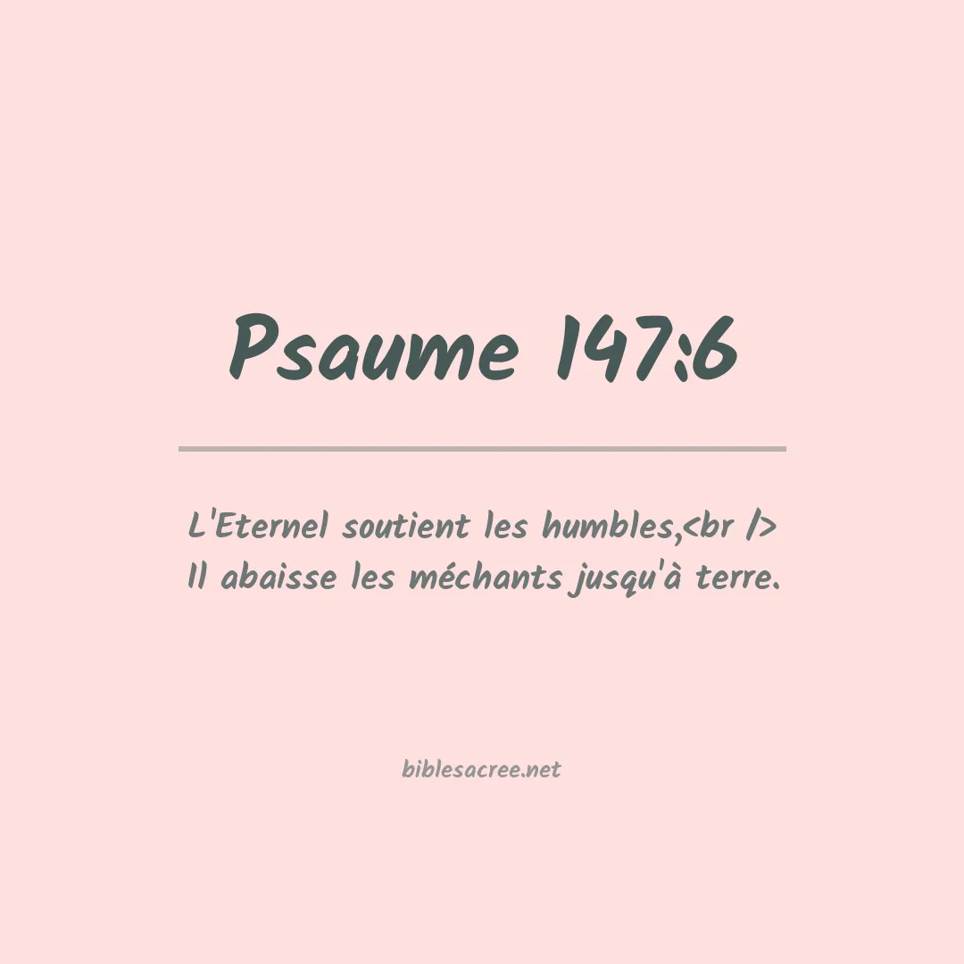 Psaume - 147:6