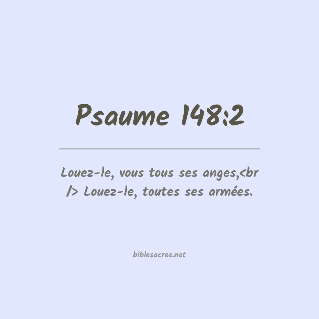 Psaume - 148:2