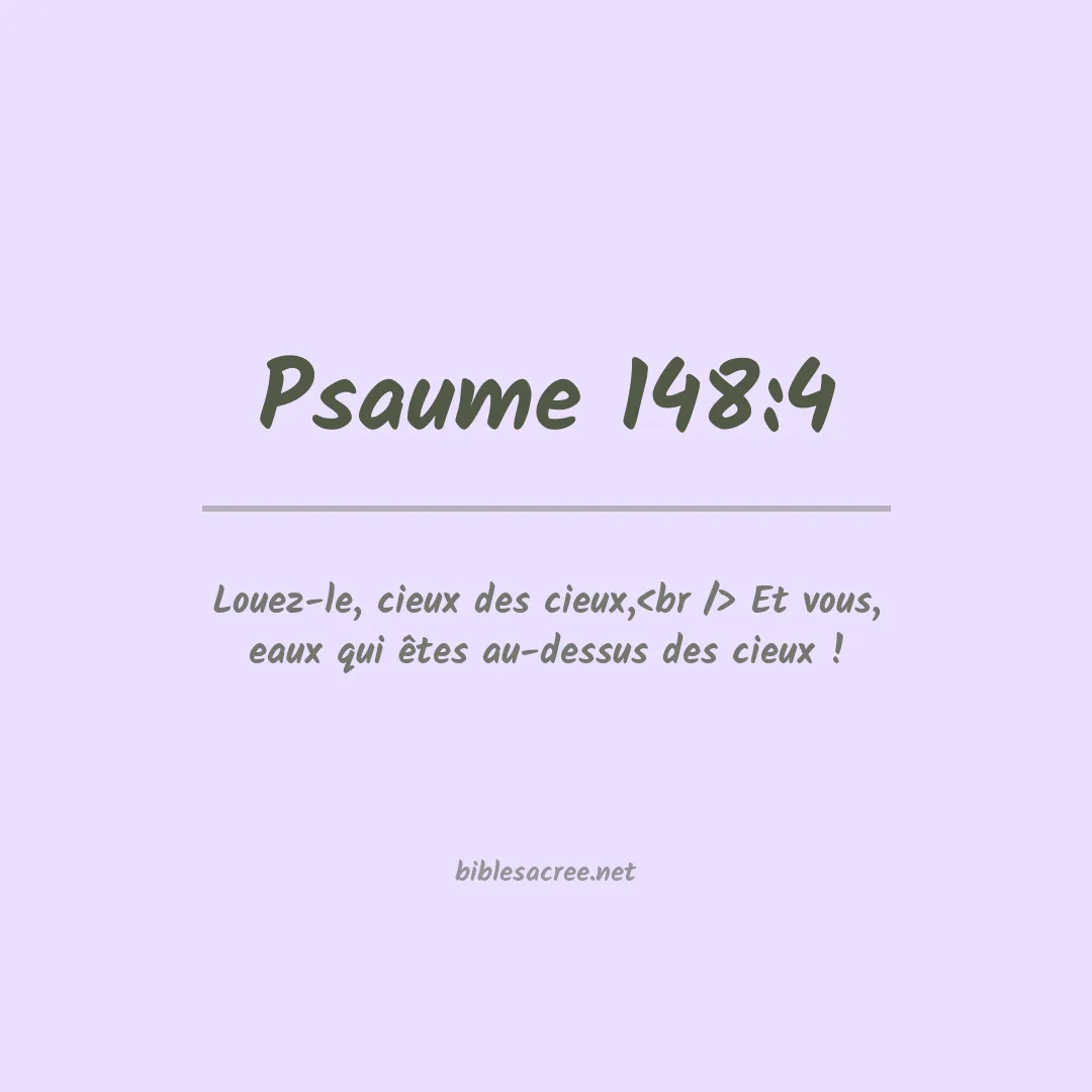 Psaume - 148:4