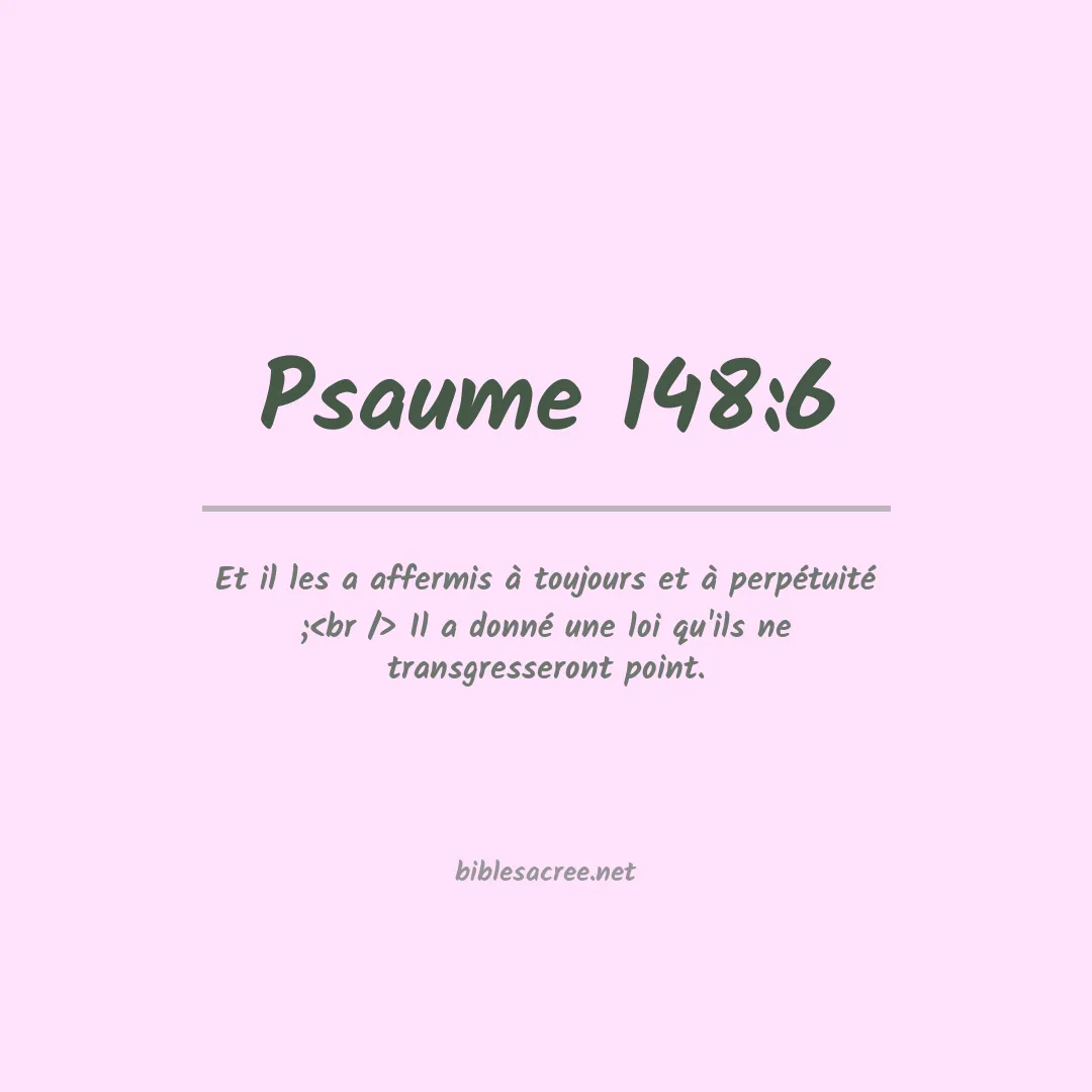 Psaume - 148:6