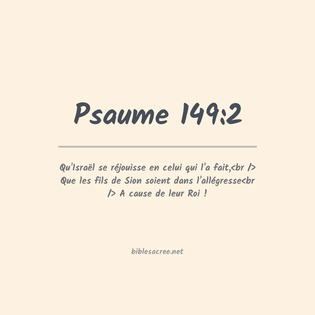 Psaume - 149:2