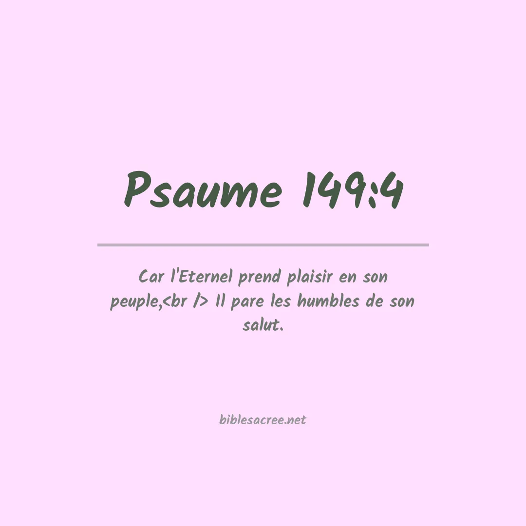 Psaume - 149:4