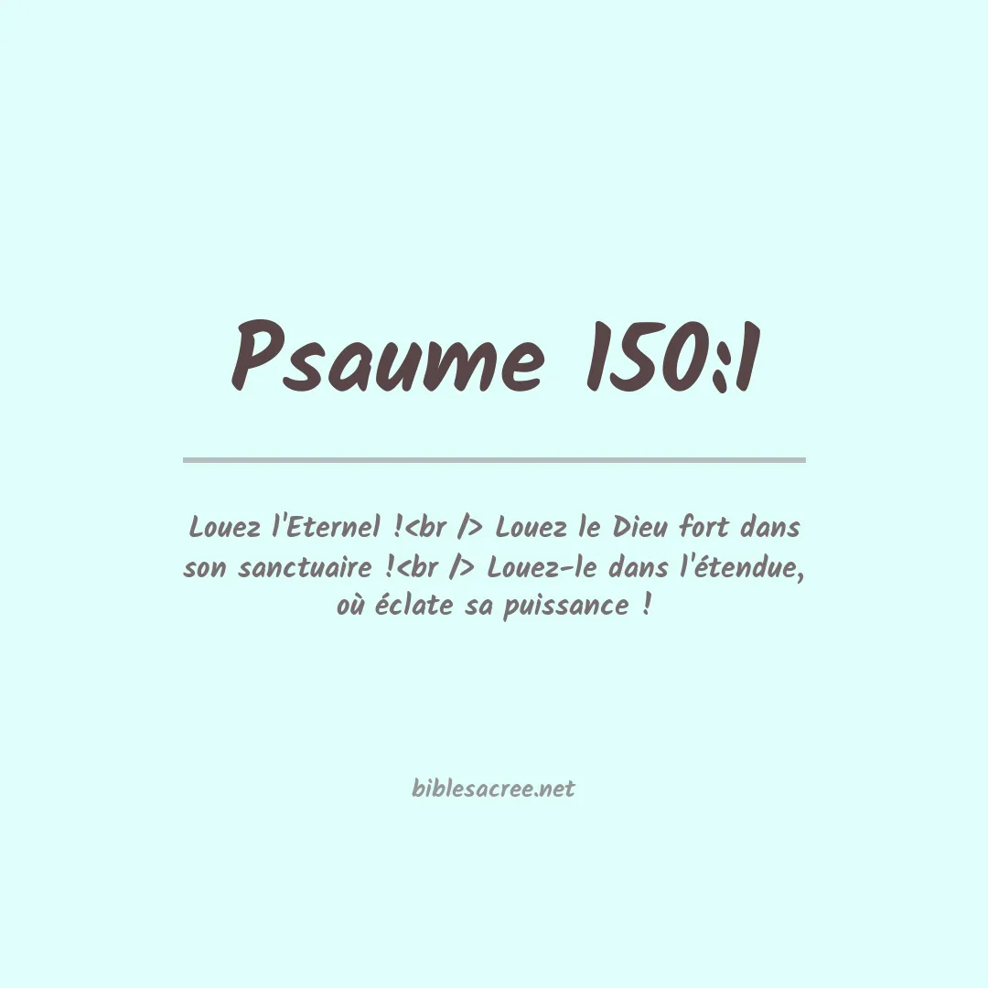 Psaume - 150:1