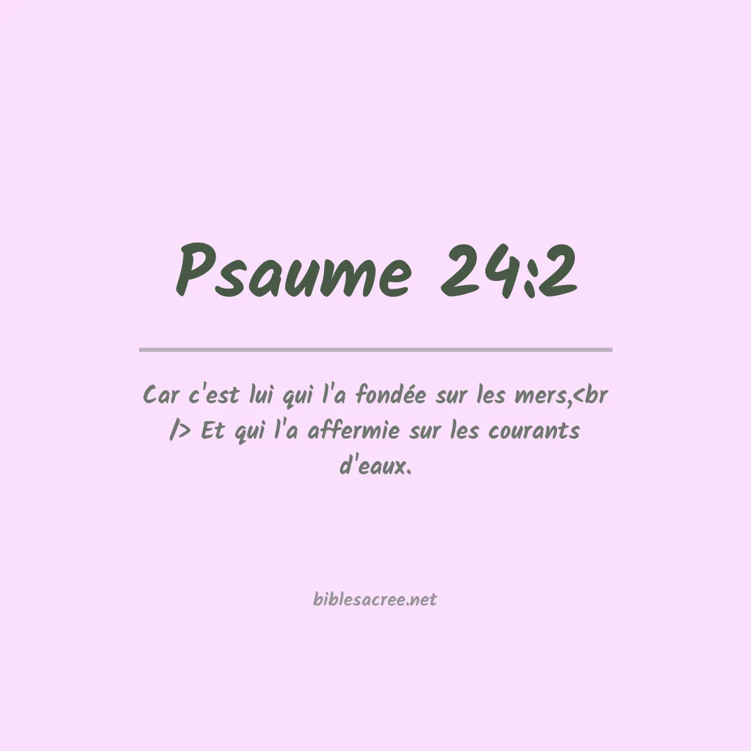 Psaume - 24:2