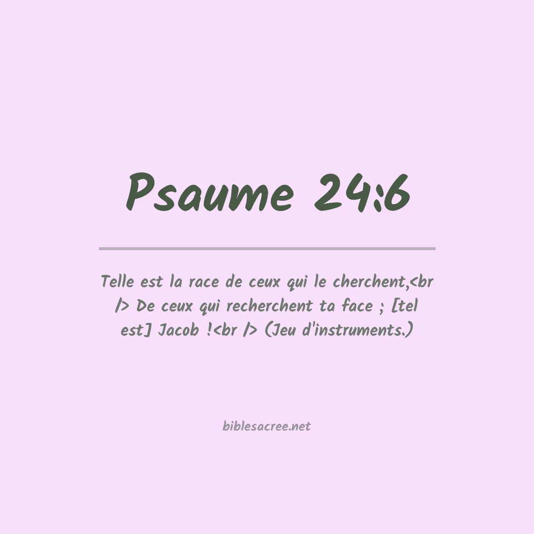 Psaume - 24:6