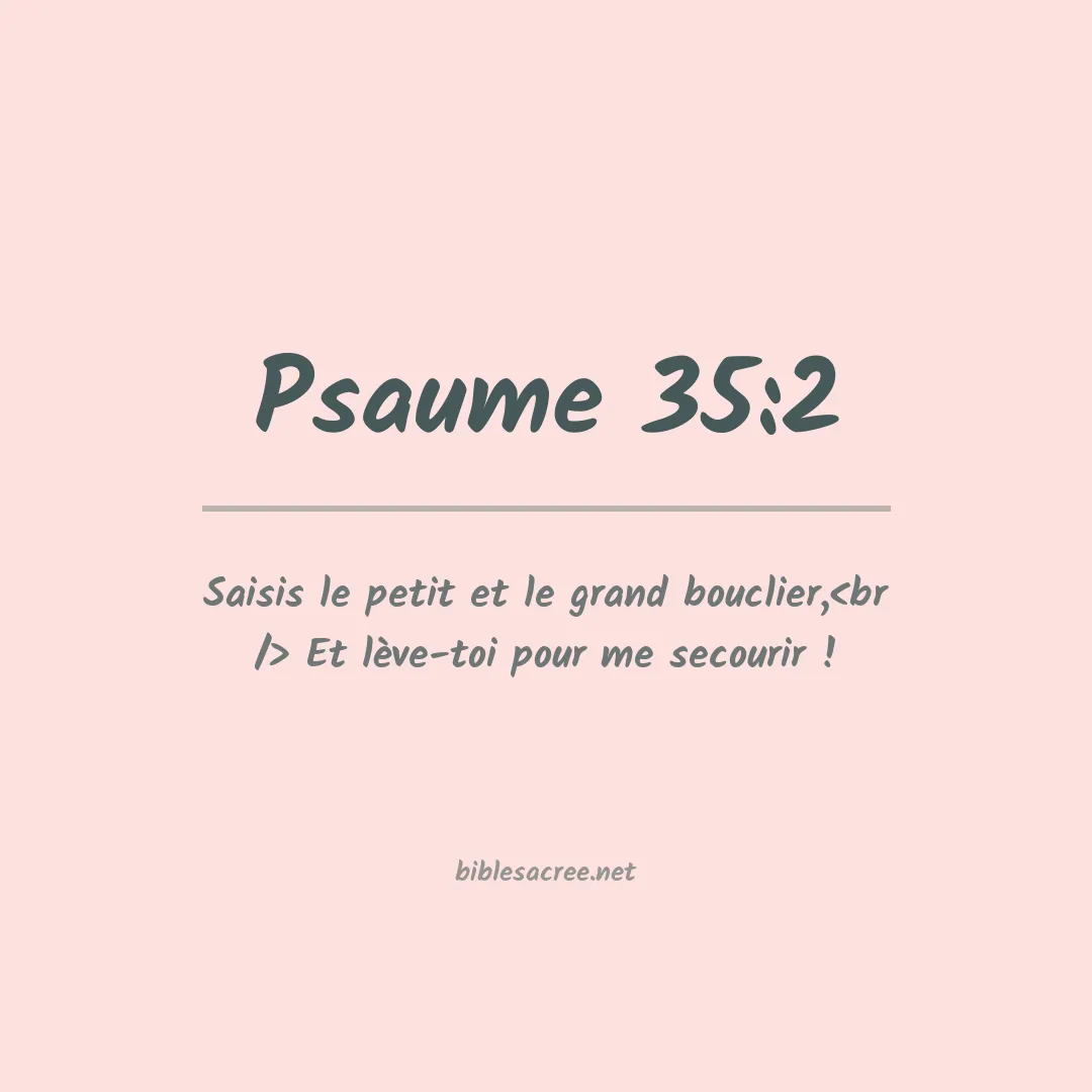 Psaume - 35:2