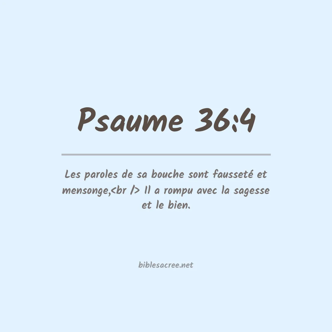 Psaume - 36:4