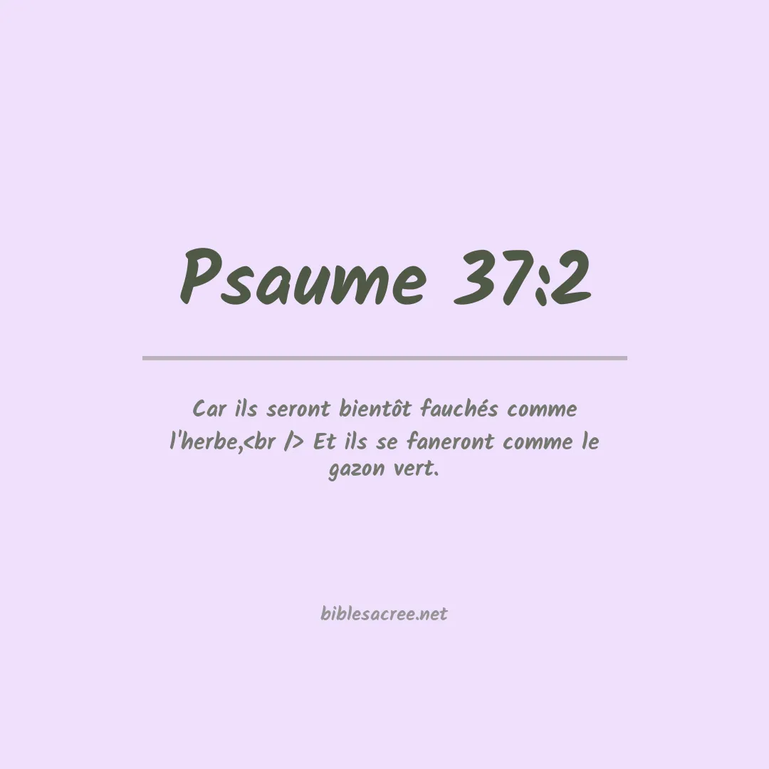 Psaume - 37:2