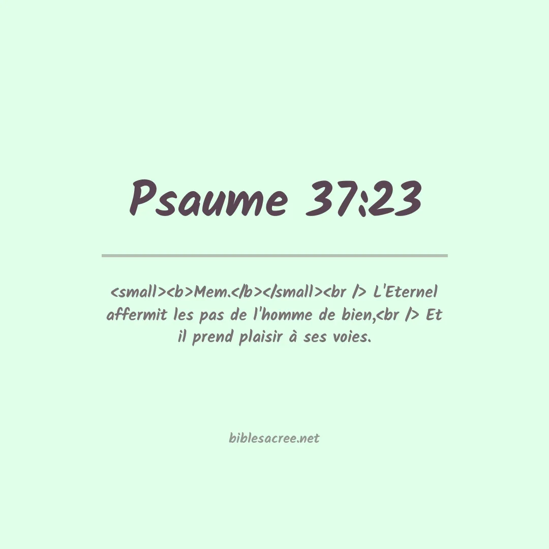 Psaume - 37:23