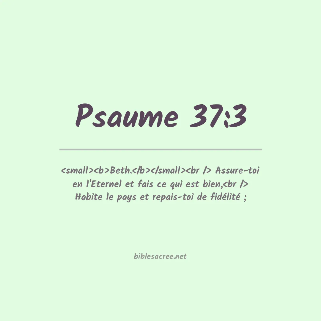 Psaume - 37:3