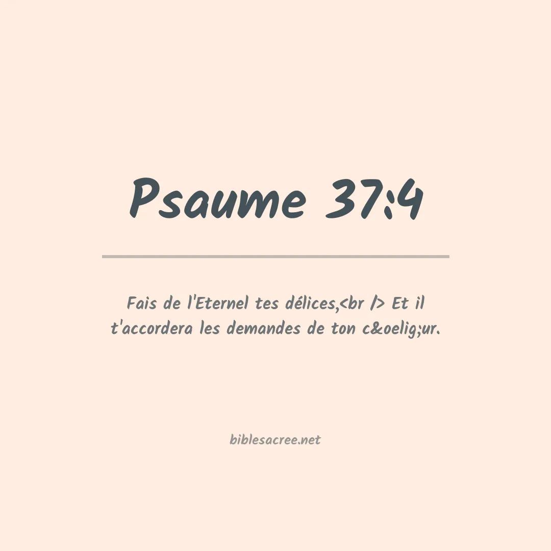 Psaume - 37:4
