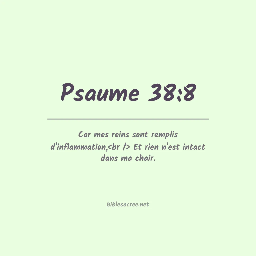 Psaume - 38:8