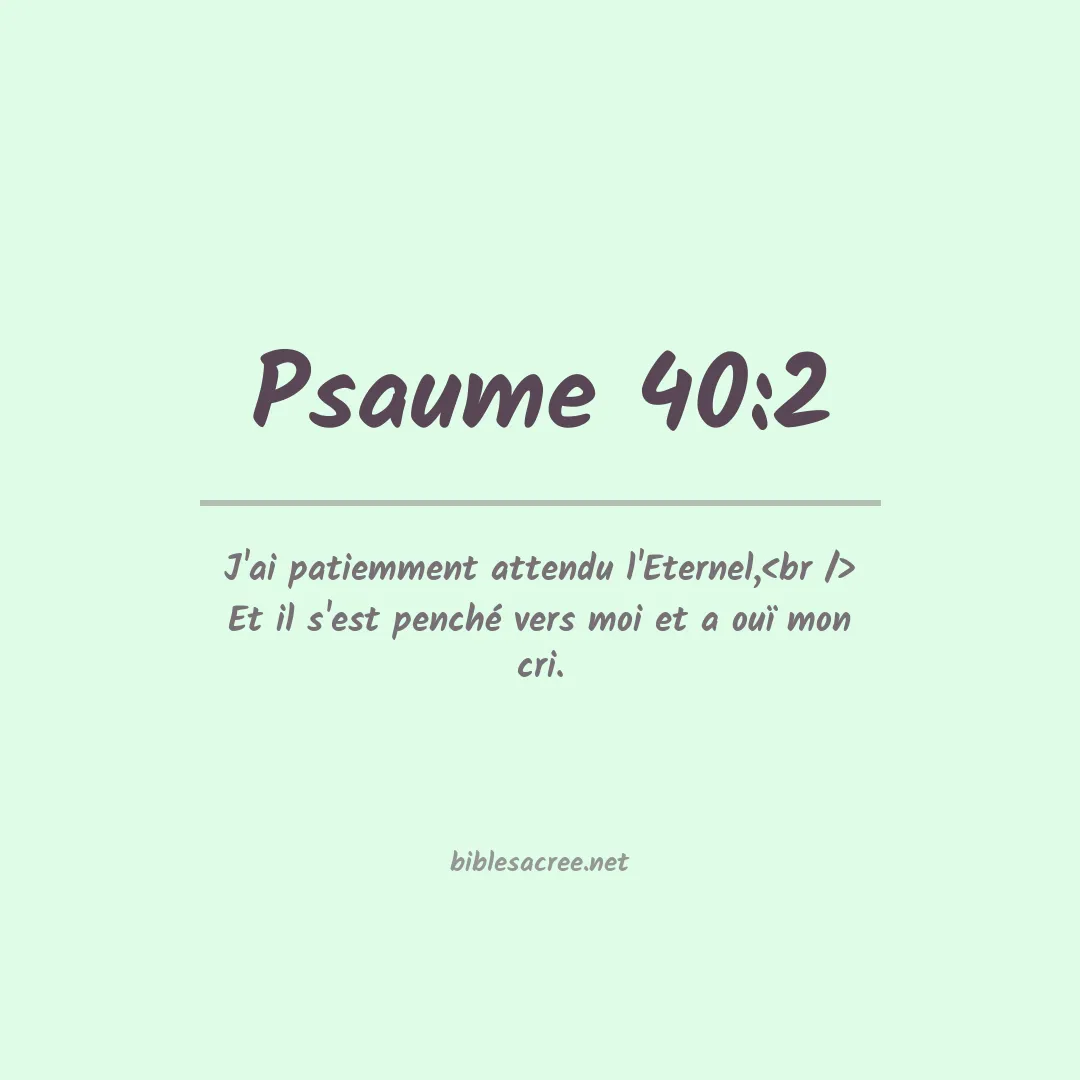 Psaume - 40:2