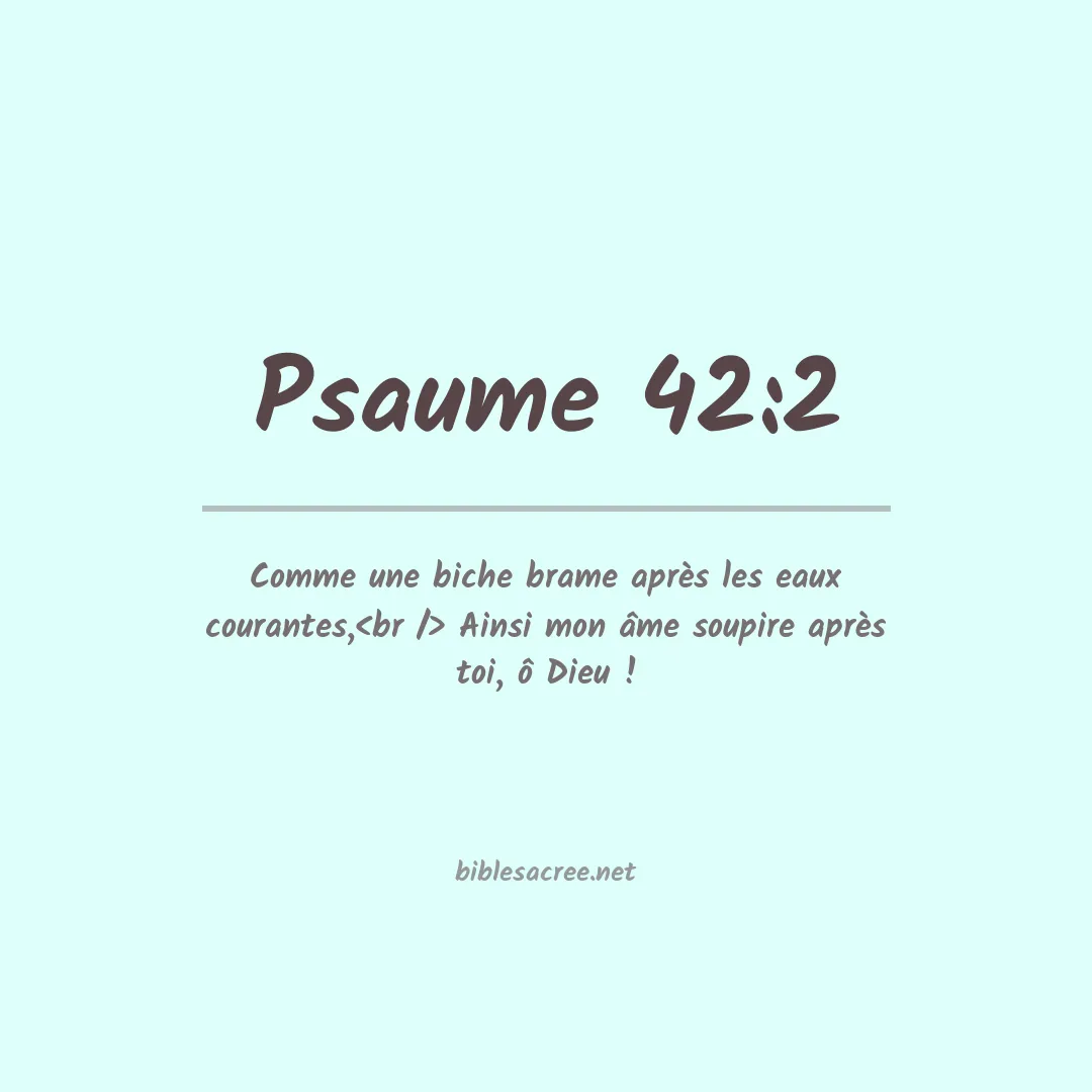 Psaume - 42:2