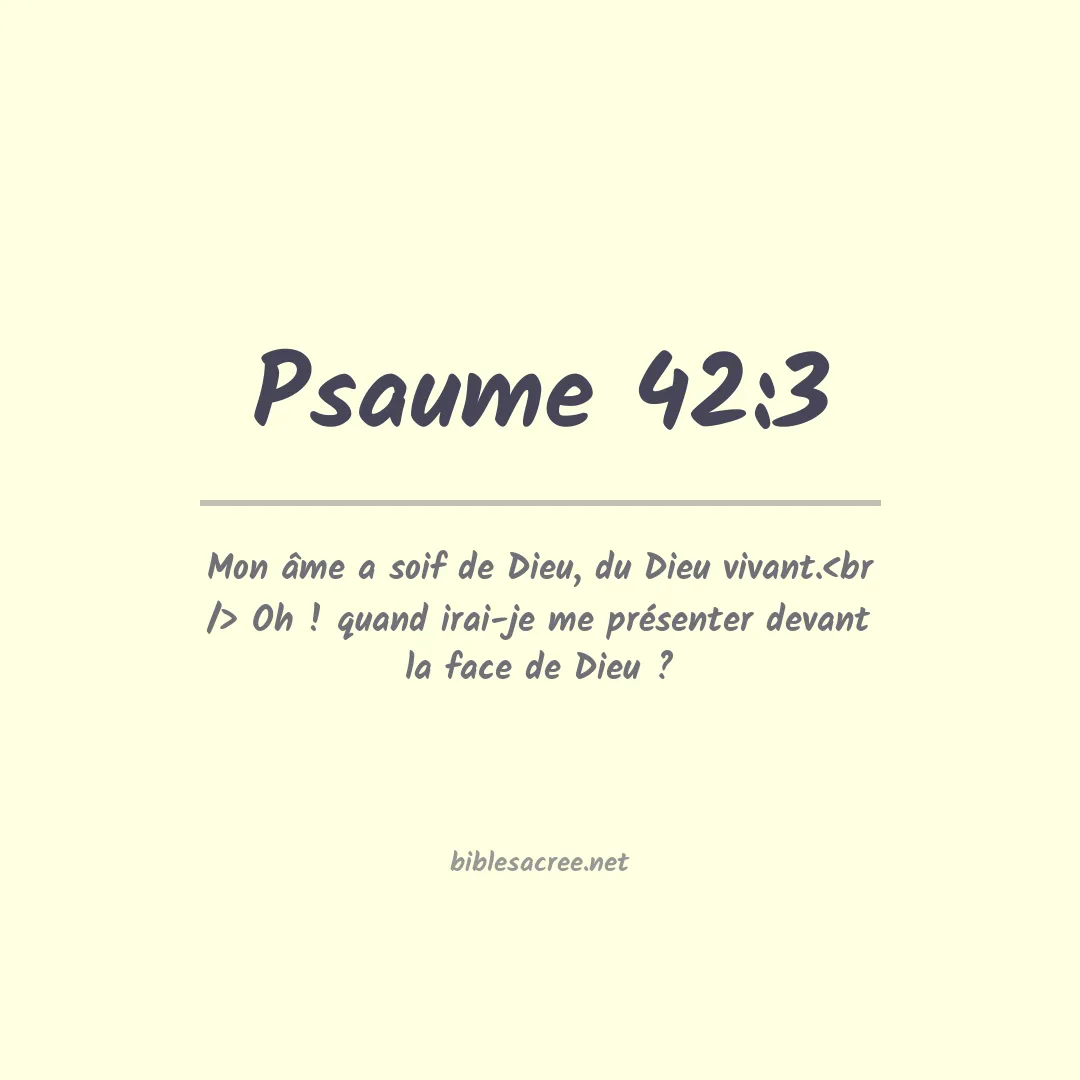 Psaume - 42:3