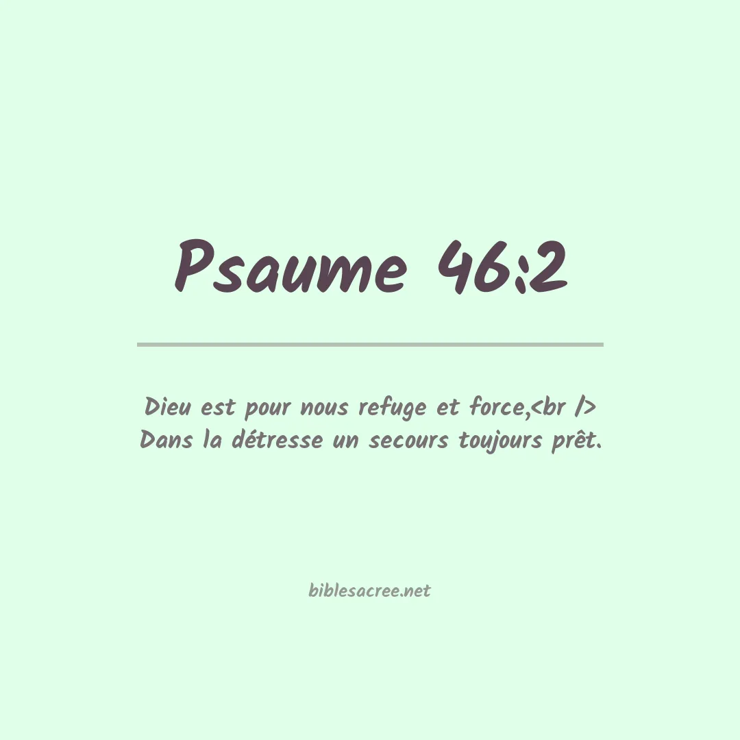 Psaume - 46:2