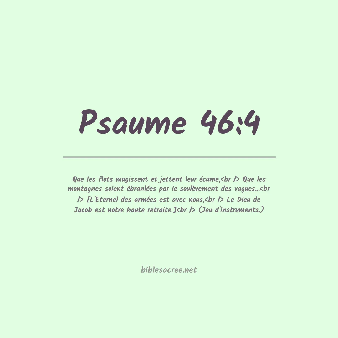 Psaume - 46:4