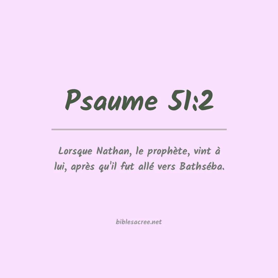 Psaume - 51:2
