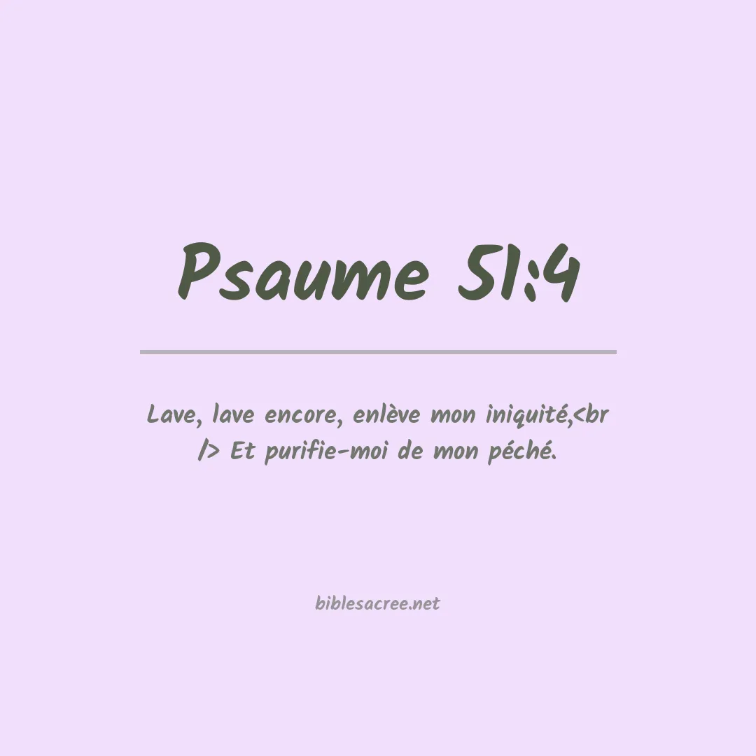 Psaume - 51:4