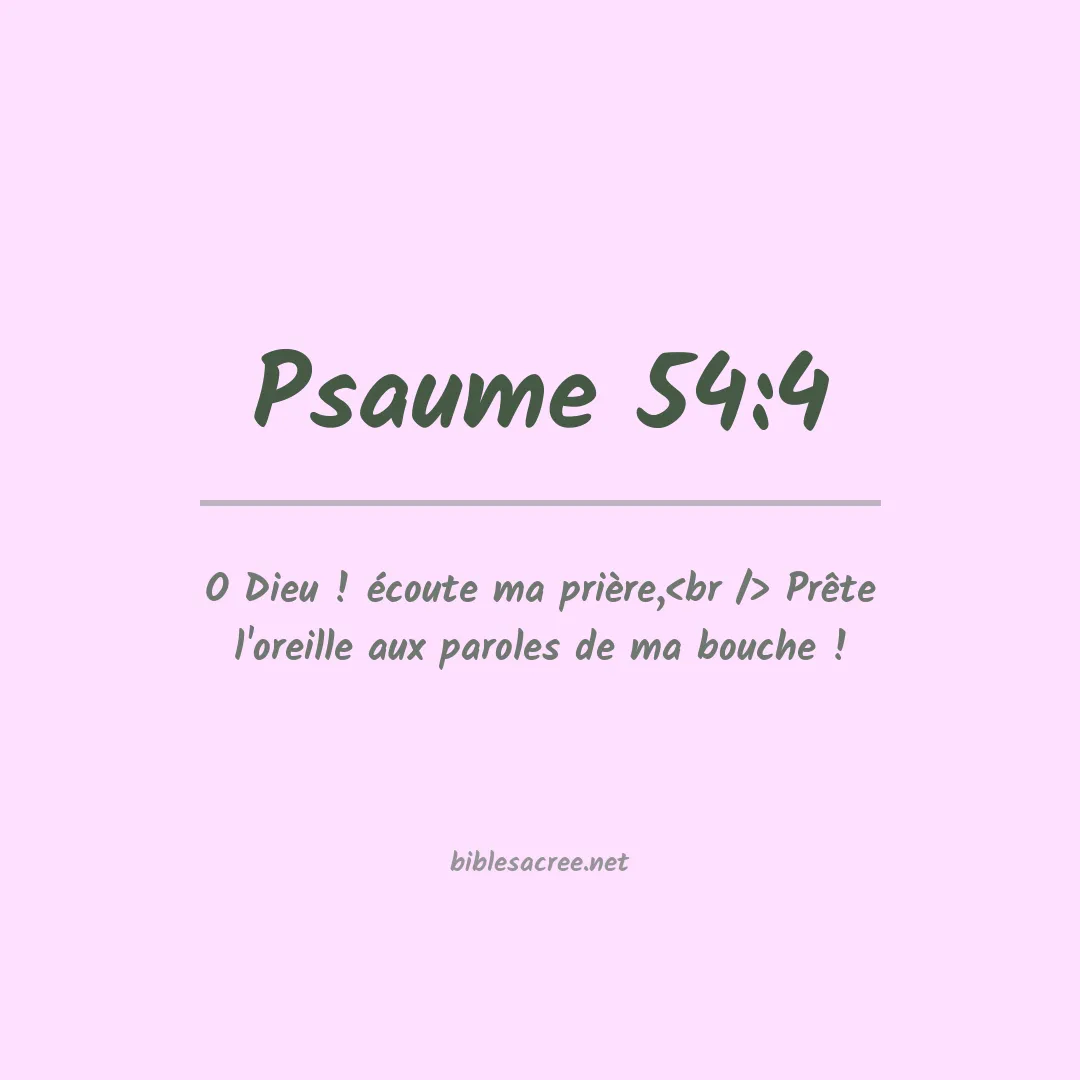 Psaume - 54:4