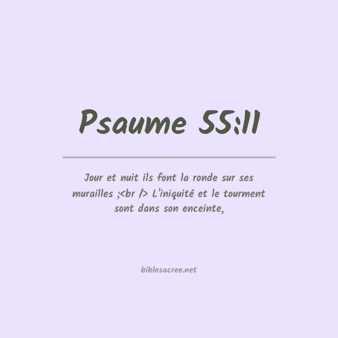 Psaume - 55:11