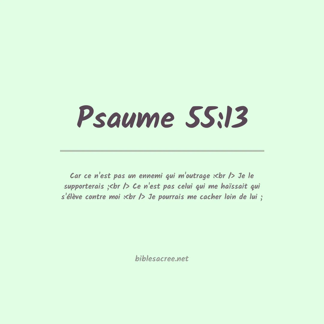 Psaume - 55:13