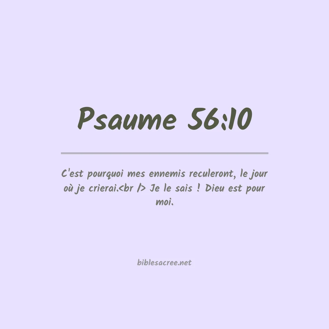 Psaume - 56:10