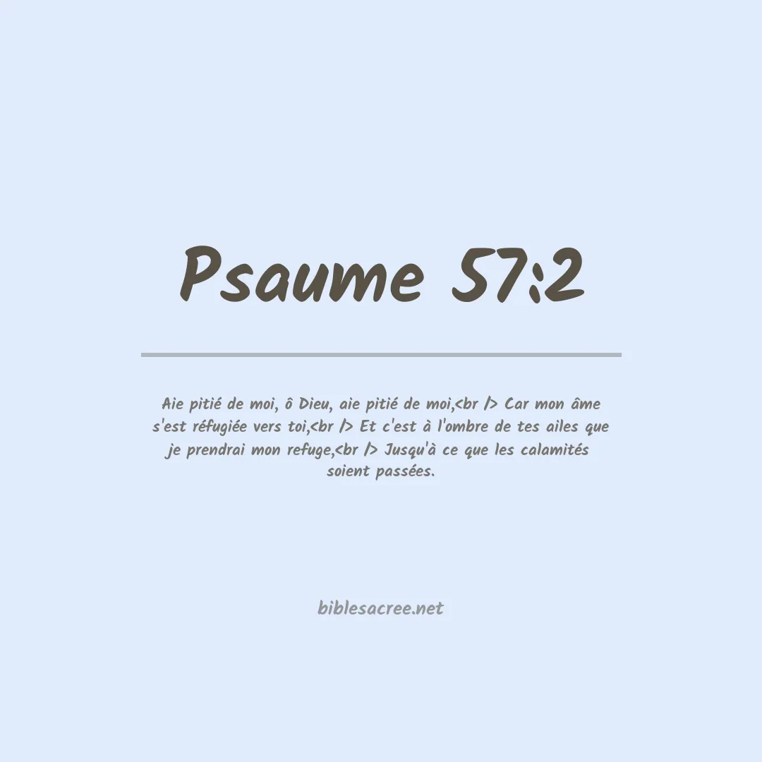 Psaume - 57:2