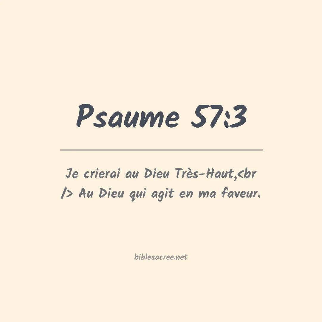 Psaume - 57:3