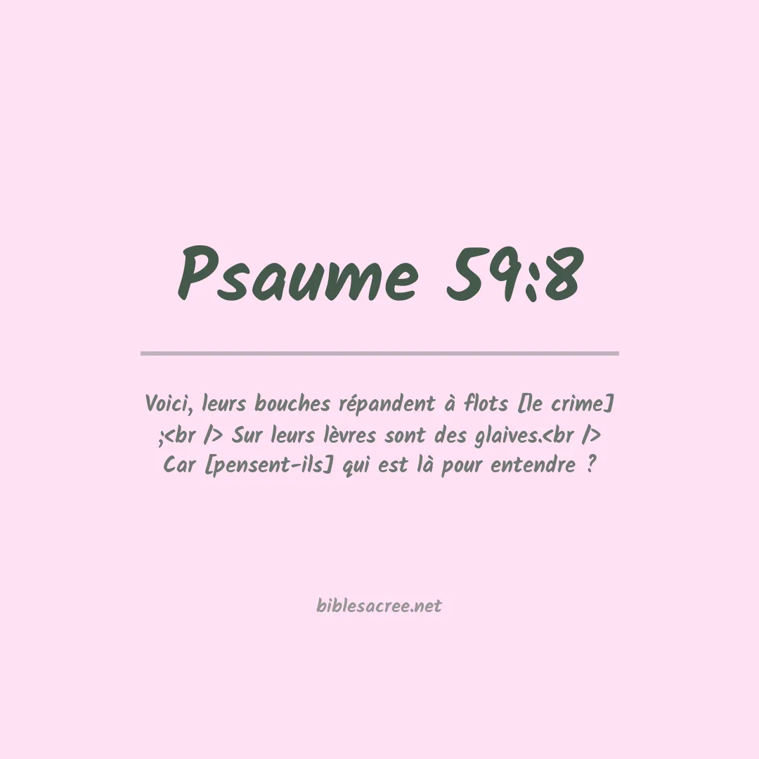Psaume - 59:8