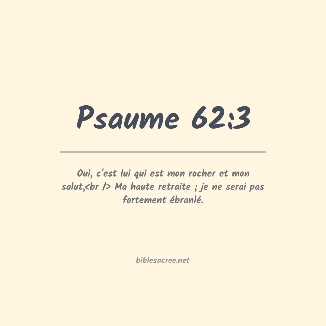 Psaume - 62:3