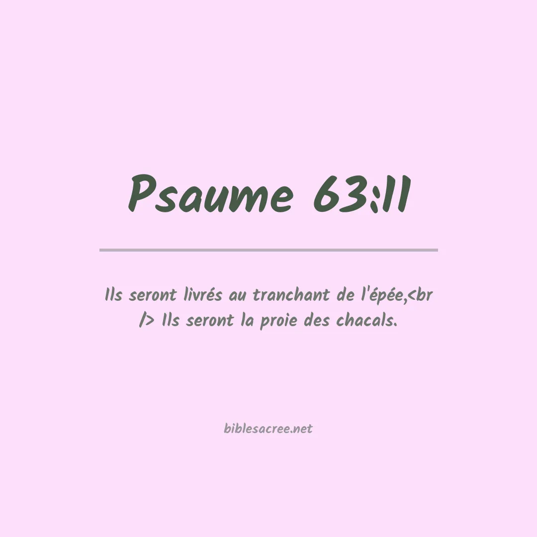 Psaume - 63:11