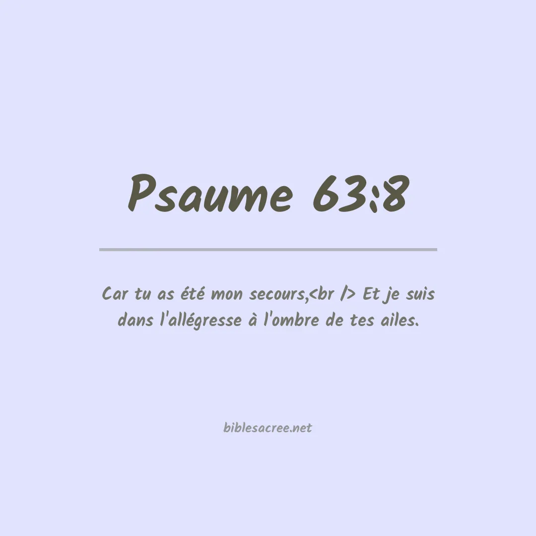 Psaume - 63:8
