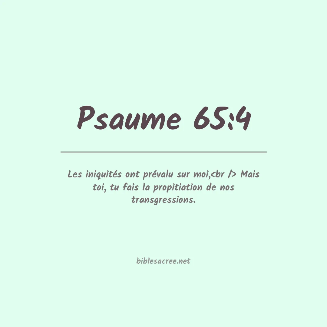 Psaume - 65:4
