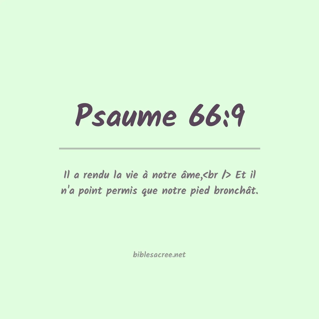 Psaume - 66:9