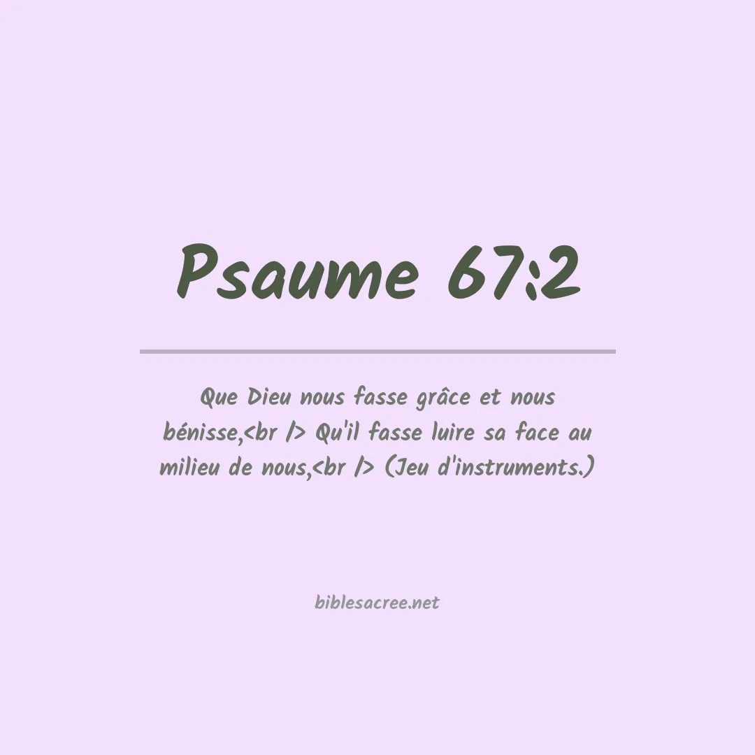 Psaume - 67:2