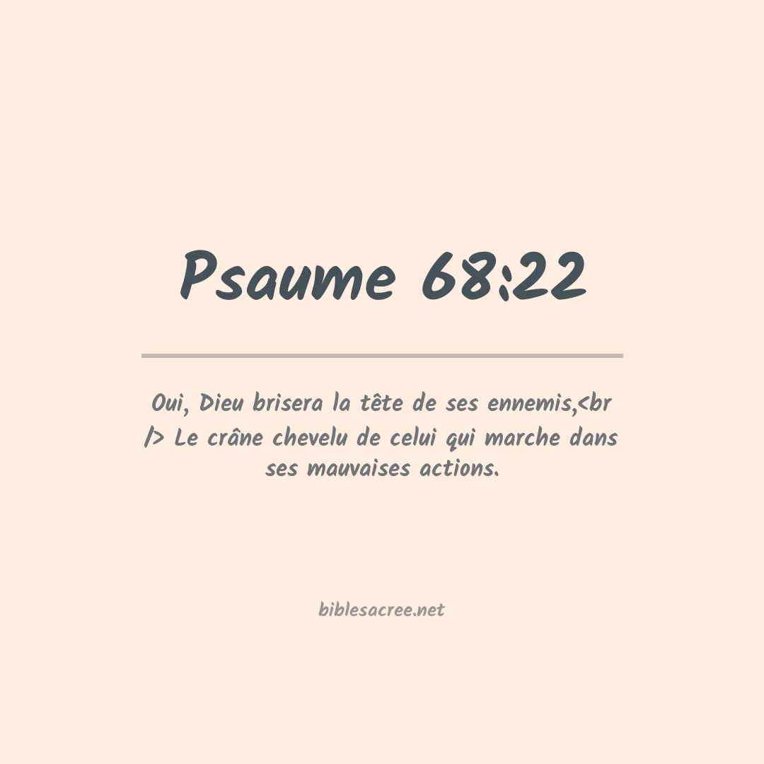 Psaume - 68:22